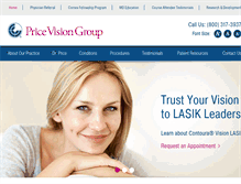 Tablet Screenshot of pricevisiongroup.com